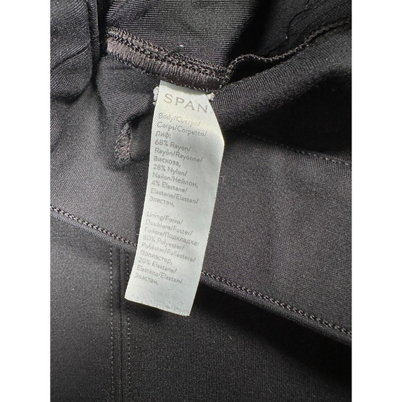 Spanx The Perfect Black Ponte Pant Womens Size Medium Pull On Casual Stretch - Picture 7 of 8